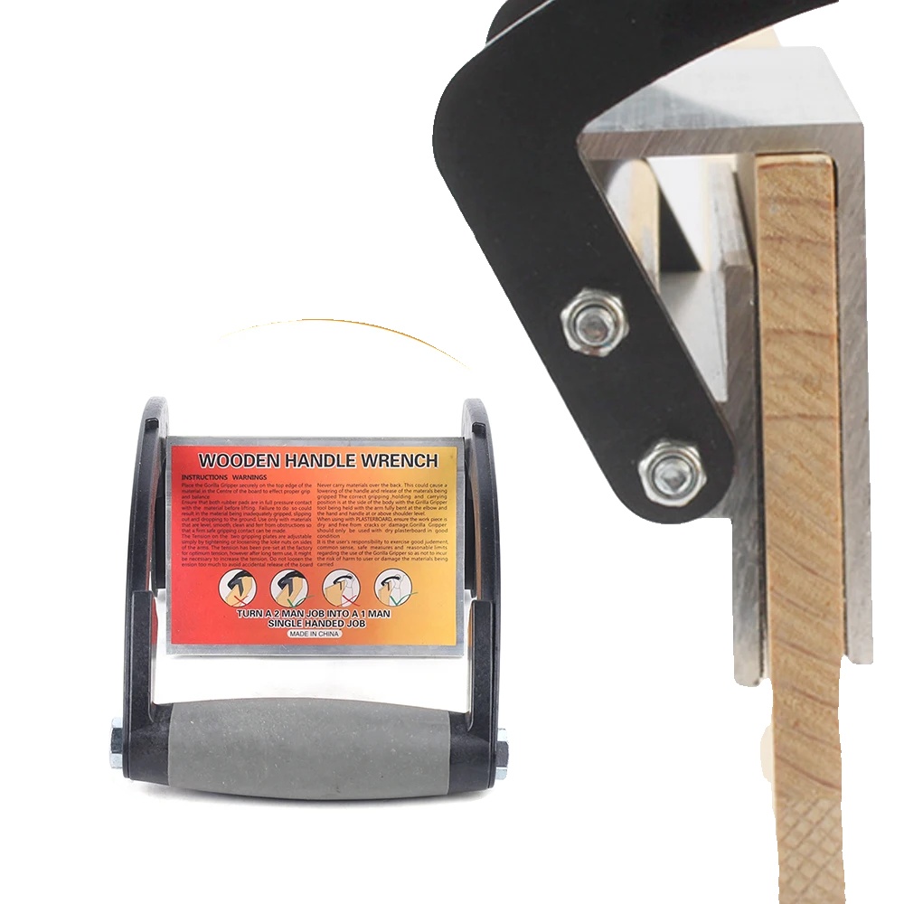 Plattenheber, Tragfähigkeit 50kg, Klemmstärke 2-25mm, Abmessungen 121mm X 89mm X 180mm, Nettogewicht 0,83kg, Material Aluminiumlegierung