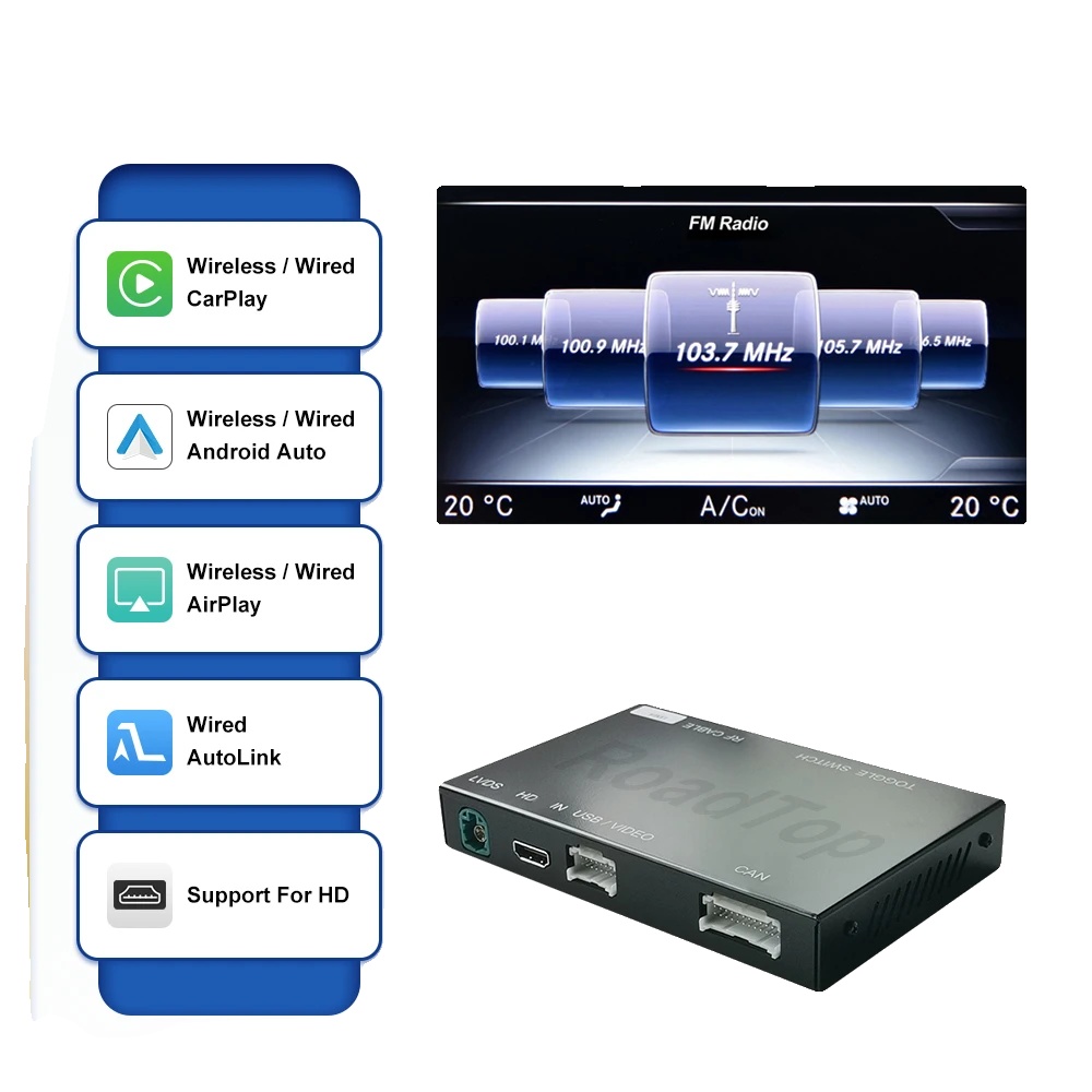 Drahtloses Android Auto, Carplay-schnittstelle, Eingebautes Gps, Ntg5.0
