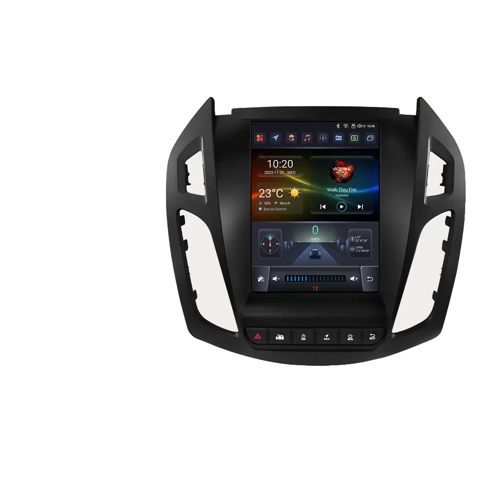 Autoradio, Touchscreen, Multimedia-unterstützung, Kompatibel Mit Ford Transit / Tourneo Connect 2013-2018, S4