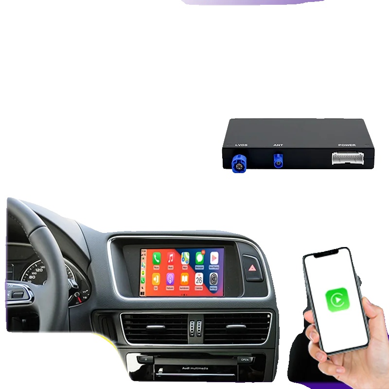 Drahtloses Carplay-modul, Robustes Kunststoffgehäuse, Kompaktes Design, Für Audi A4 A5 Q5 S4 S5 A7 (2009-2018) Mmi 3g, Unterstützt Carplay Und Android