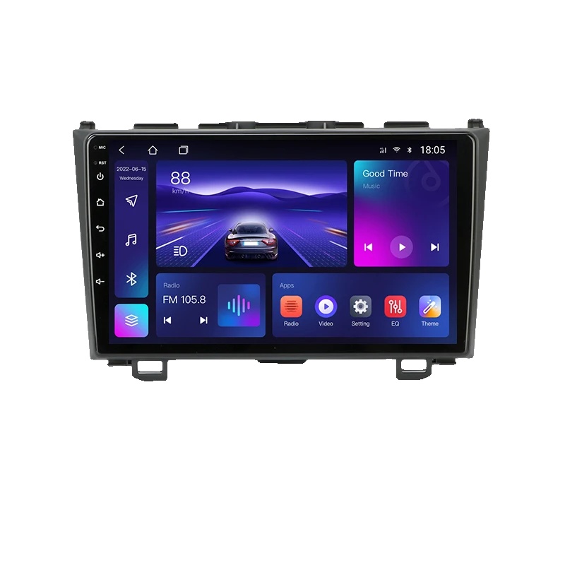 Carplay, Lenkradsteuerung, Navigationssystem, Kompatibel Mit Honda Crv Cr-v 2007-2011, T6c