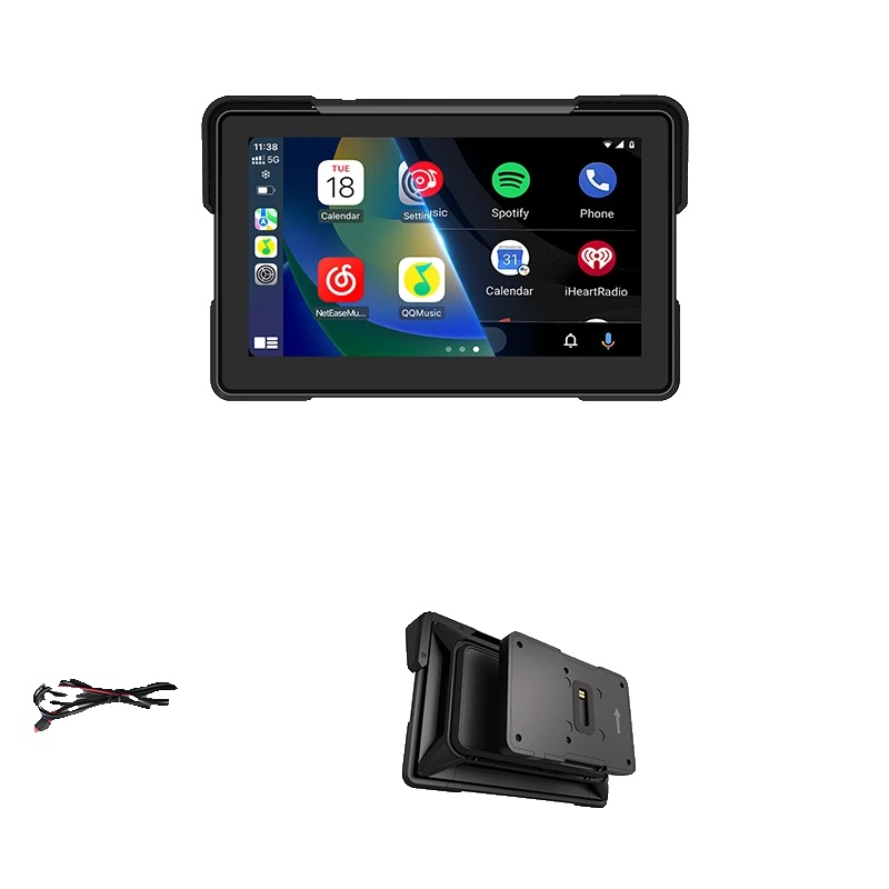 Motorrad-radio, Wireless Carplay Unterstützung, Wasserdichtes Design, Für Bmw Halterung