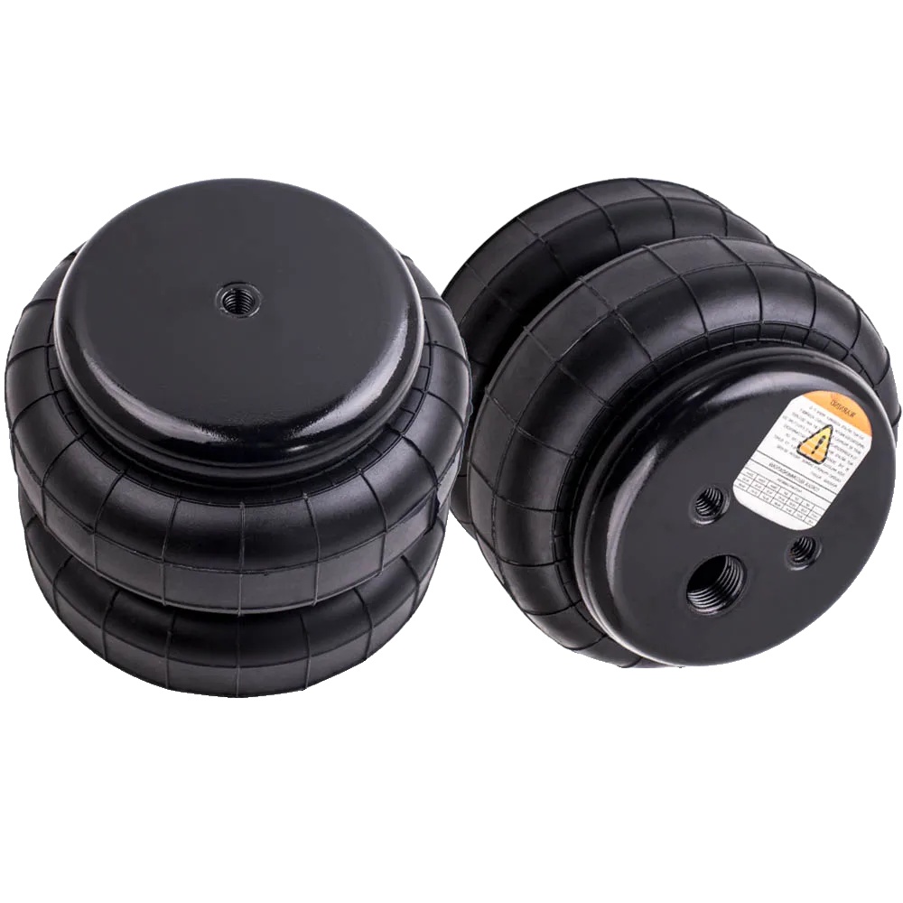 Luftfederbalg, Tragfähigkeit 1134 Kg, Mindesthöhe 72 Mm, Maximalhöhe 218 Mm, Gehäusedurchmesser 148 Mm, Einzel-luftanschlussgröße 1/2" Npt