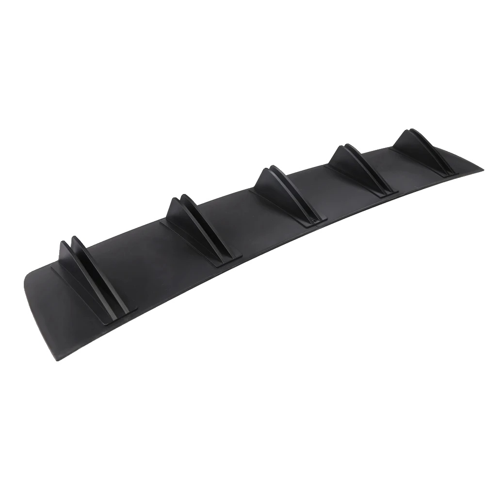 Hinterer Diffusor, Aerodynamisches Design, Universelle Passform, Schwarz