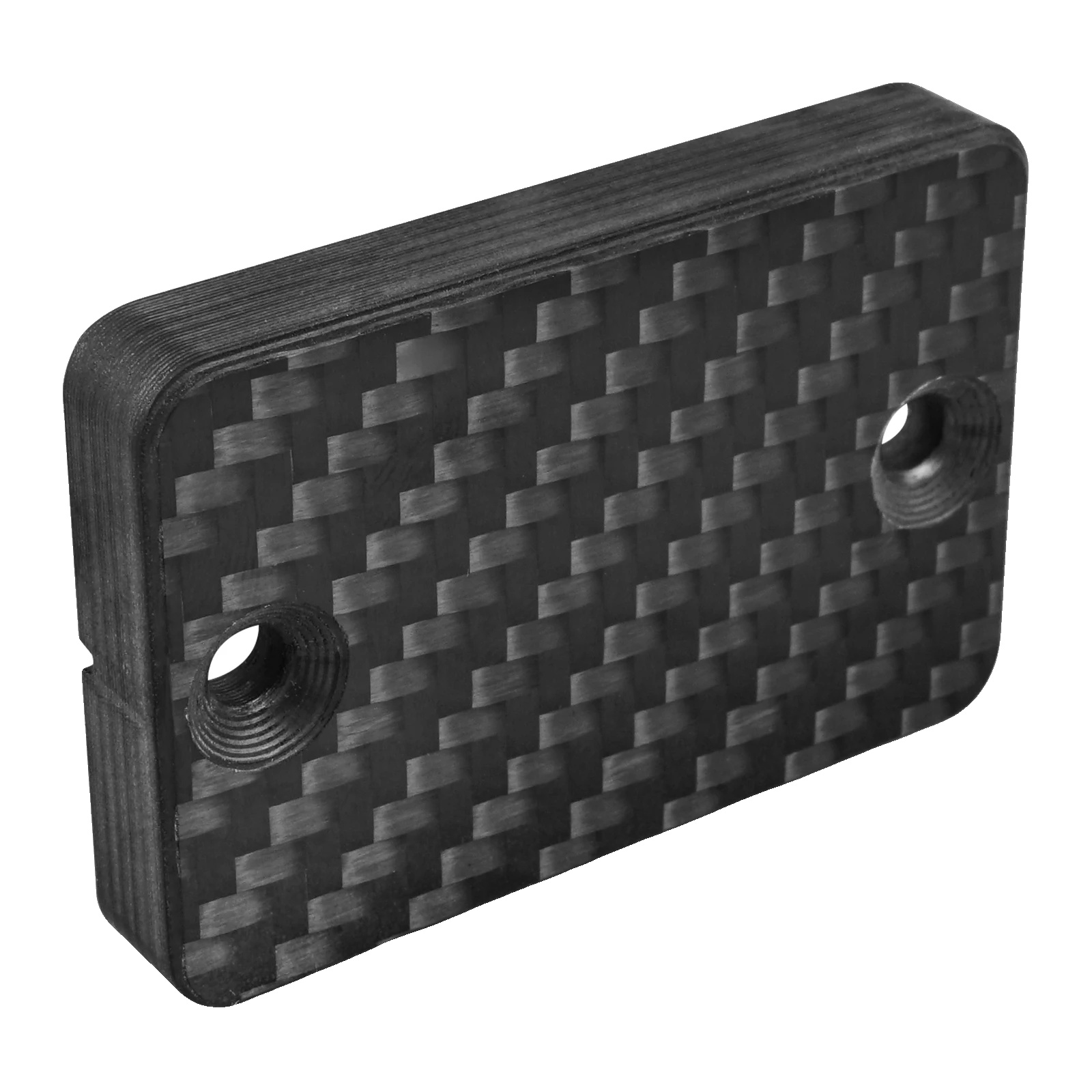 Bremsflüssigkeitsbehälterabdeckung, Carbonfaser, Cnc-bearbeitet, Schwarz