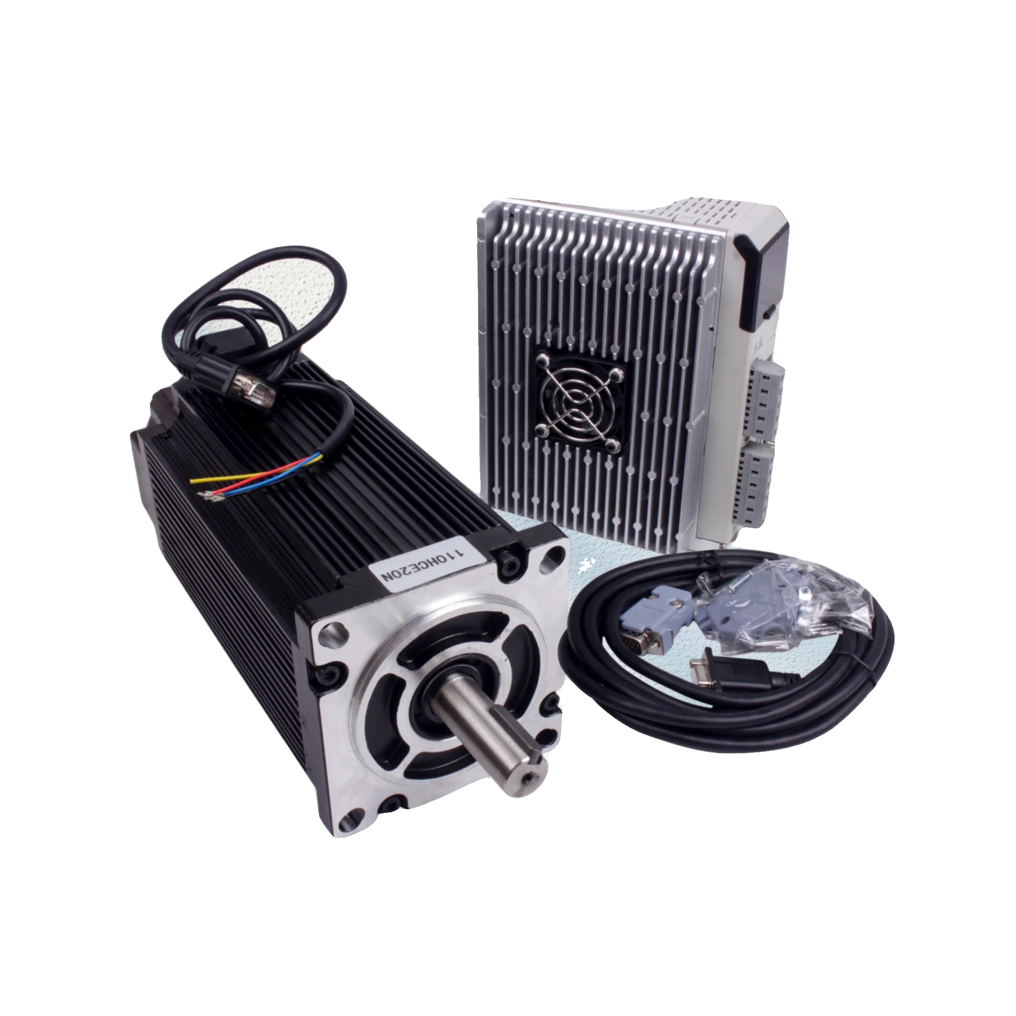 Geschlossener Regelservo-motor, 20 N·m Haltemoment, 6,0 A Strom, 110 X 110 X 221 Mm Abmessungen, Ac 150-240 V Spannung, 1,2 Grad Schrittwinkel