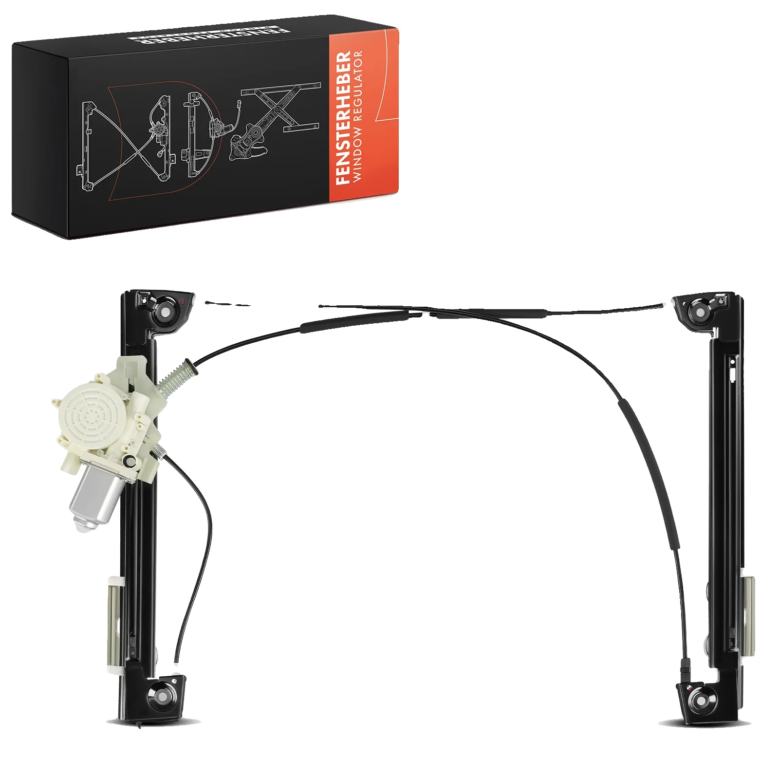 Fensterheber, Elektrisch, Vorne Links, Kompatibel Mit Mini Mini R50 R52 R53, 2 Anschlüsse, Einschließlich Elektromotor