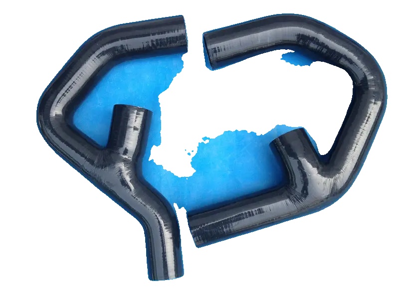 Intercooler Silikonschlauch, Hohe Temperaturbeständigkeit, Langlebiges Material, Schwarz