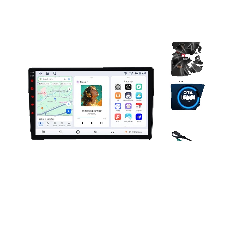 Auto-audiosystem, Verbesserte Klangqualität, Intelligente Funktionen, Kompatibel Mit Transporter T6 Für Multivan 2015-2020 Kabellos, V7 (6gb 128gb)