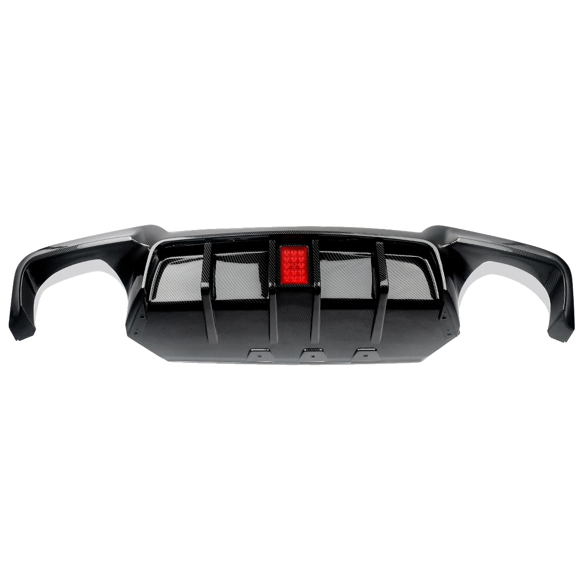 Heckdiffusor, Kompatibel Mit Luxuslimousine F10 F11, Led-bremslicht, Karbonfaser-look