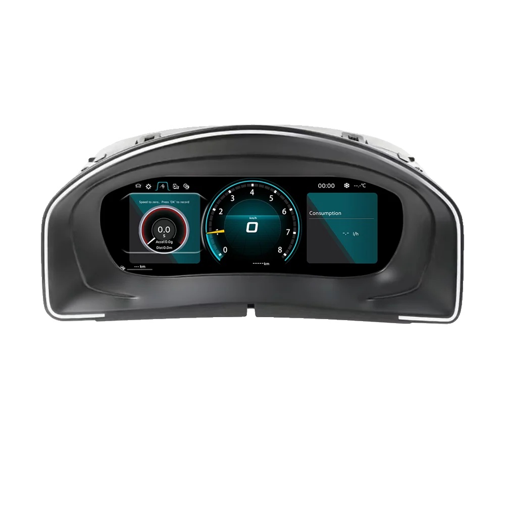 Digitales Dashboard-cluster, 12,3 Zoll Hd-display, Multi-modell-kompatibilität, Scirocco 04-16
