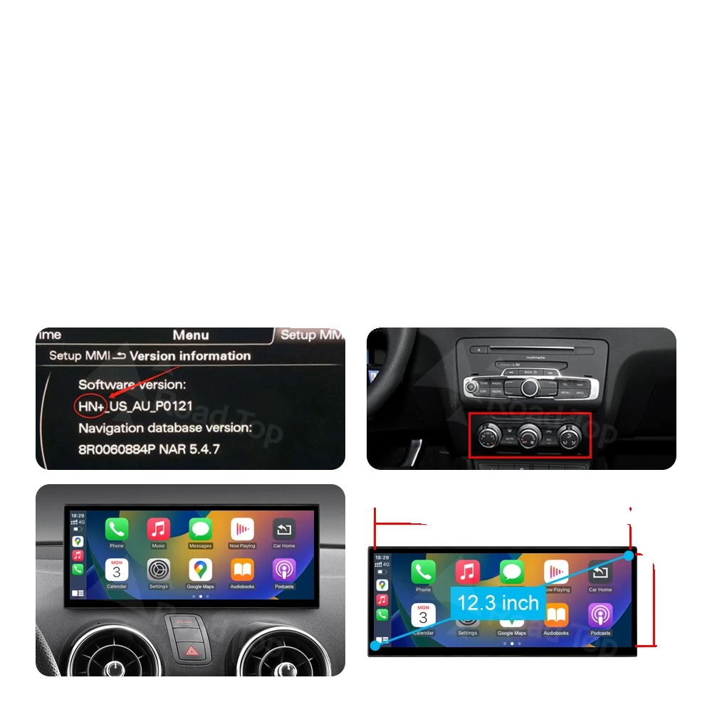 Multimedia-bildschirm, Ultradünnes Design, Touchscreen-funktionalität, 12.3 A1 Hn