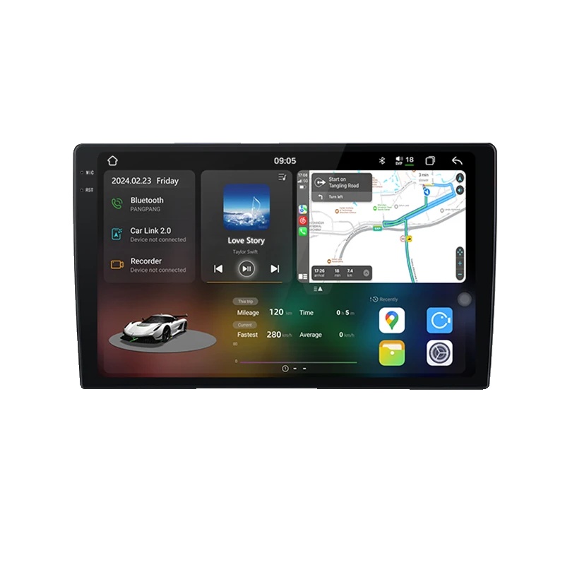 Auto-multimedia-player, 2k Qled-display, Navigationssystem, Kompatibel Mit Peugeot Expert 3 Citroen Jumpy 3, V3 Plus (8gb-256gb) - 9,5 Zoll