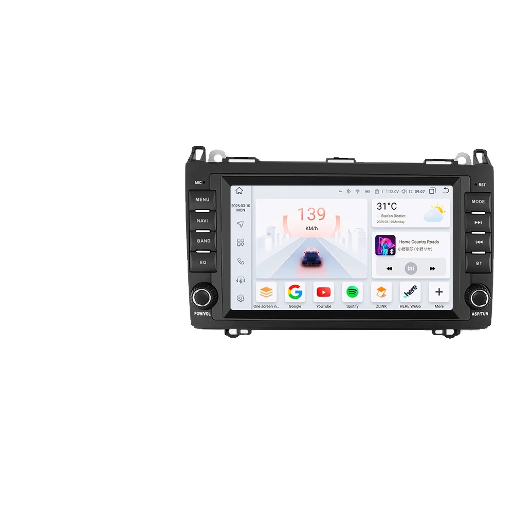 Autoradio, Multimedia-erlebnis, Touchscreen-oberfläche, Kompatibel Mit Benz B200 Klasse Sprinter W906 Viano Vito W639, S4 Hinzufügen Ahdc2