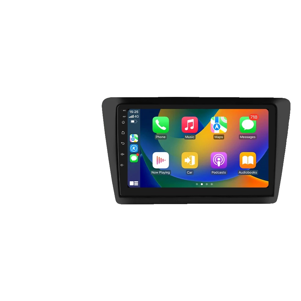 Carplay, Navigationssystem, Sprachsteuerung, Kompatibel Mit Skoda Rapid 2013-2019, P3cp (2gb 64gb)-a