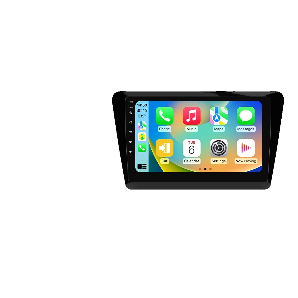 Carplay, Navigationssystem, Sprachsteuerung, Kompatibel Mit Skoda Rapid 2013-2019, P4cp (4gb 64gb)-b