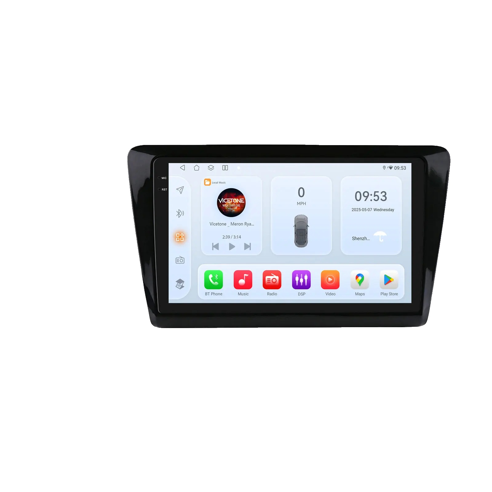 Carplay, Navigationssystem, Sprachsteuerung, Kompatibel Mit Skoda Rapid 2013-2019, Qs6 (6gb 64gb)-b