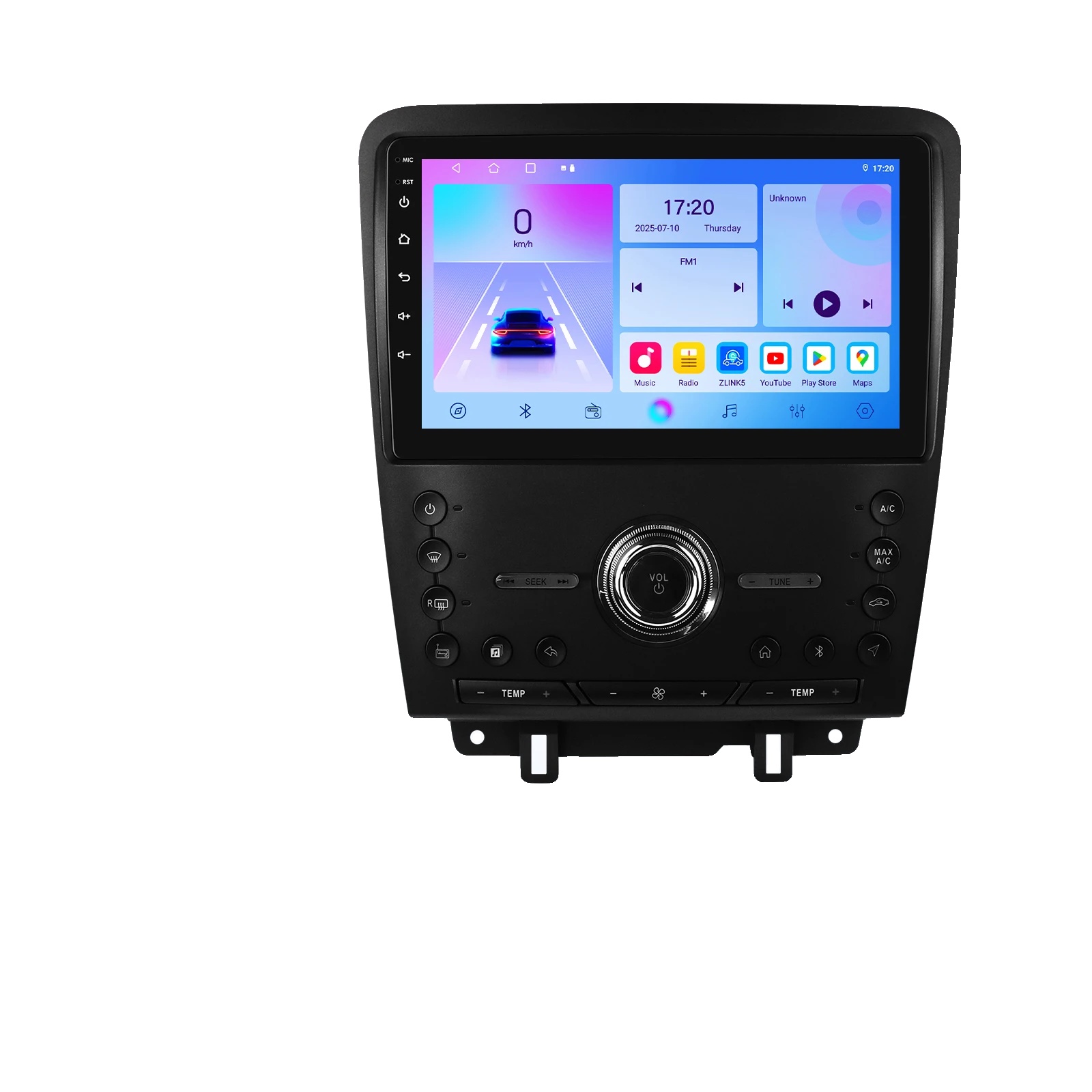 Auto-multimedia-player, Touchscreen, Navigationssystem, Kompatibel Mit Ford Mustang 2010-2014, T1 (4kerne 1g 32g)