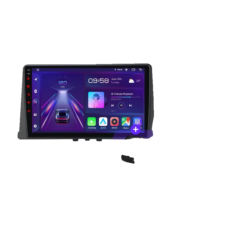 Autoradio, Touchscreen, Intelligente Konnektivität, Kompatibel Mit Citroen Berlingo 2019, Peugeot Partner Rifter, V1 Plus (4g 64g) Mit Rückkamera