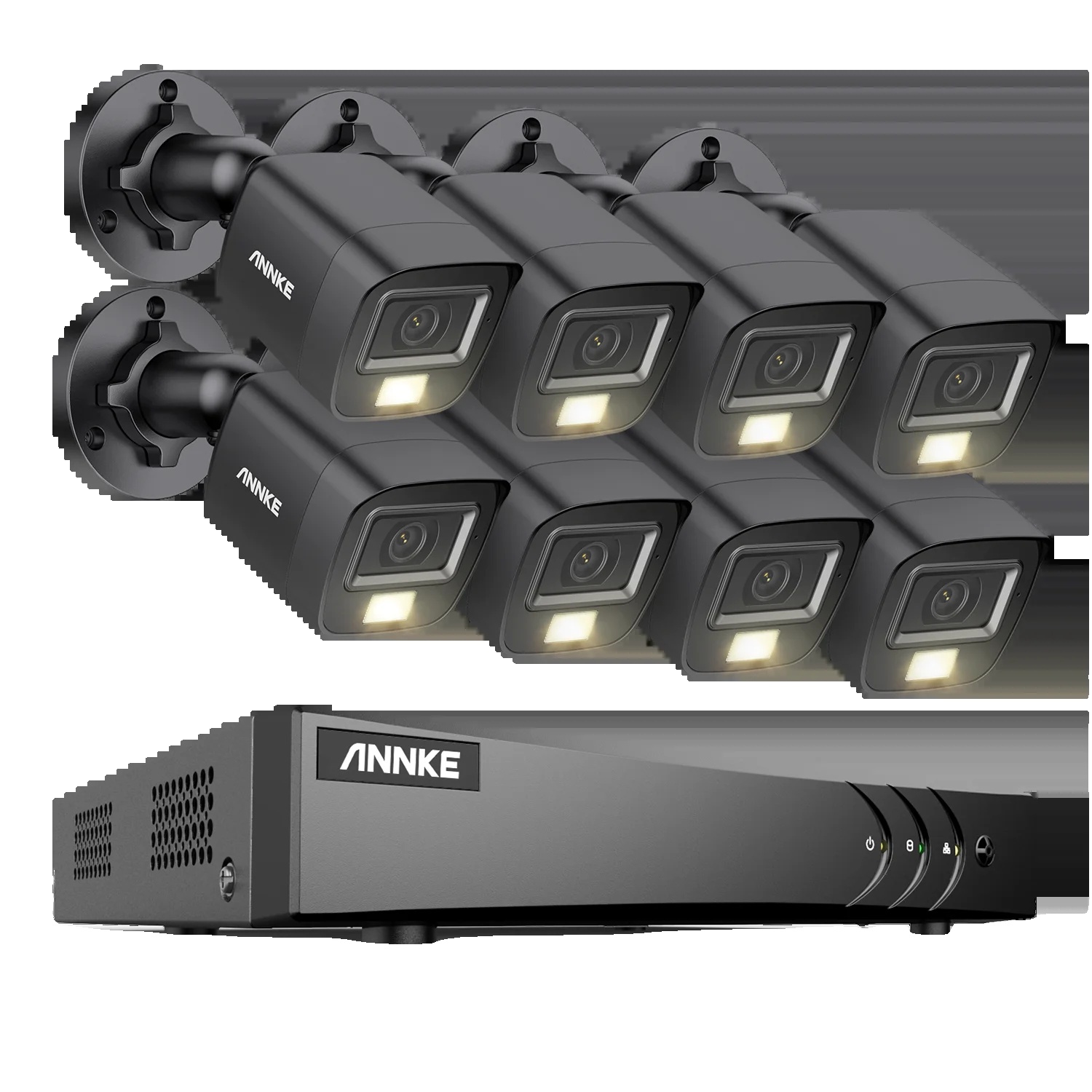 Sicherheitskamerasystem, 8 Außenkameras, Ip67 Wetterfest, 8ch Dvr 8stück Kits, 4t