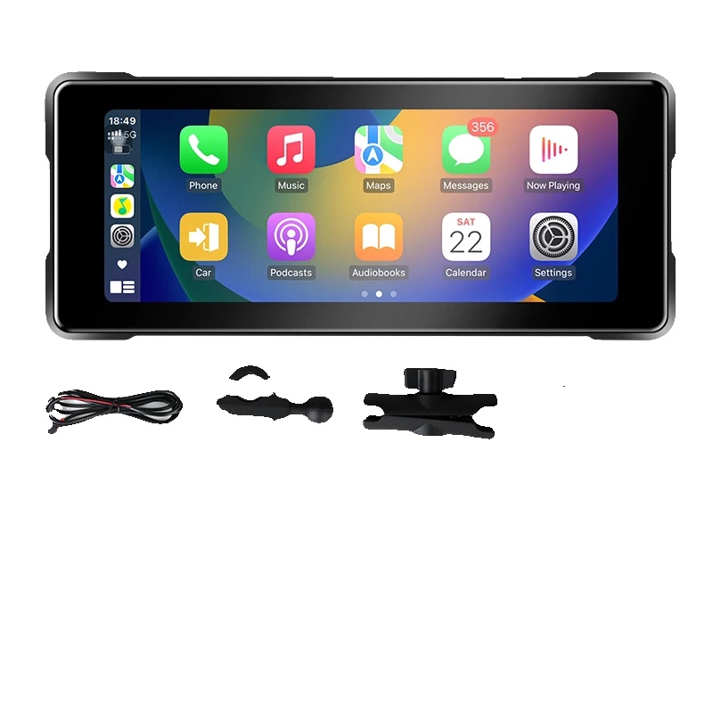 Kabelloses Motorrad Carplay, Ip67 Wasserdicht, Kein Dvr Keine Kamera, Keine