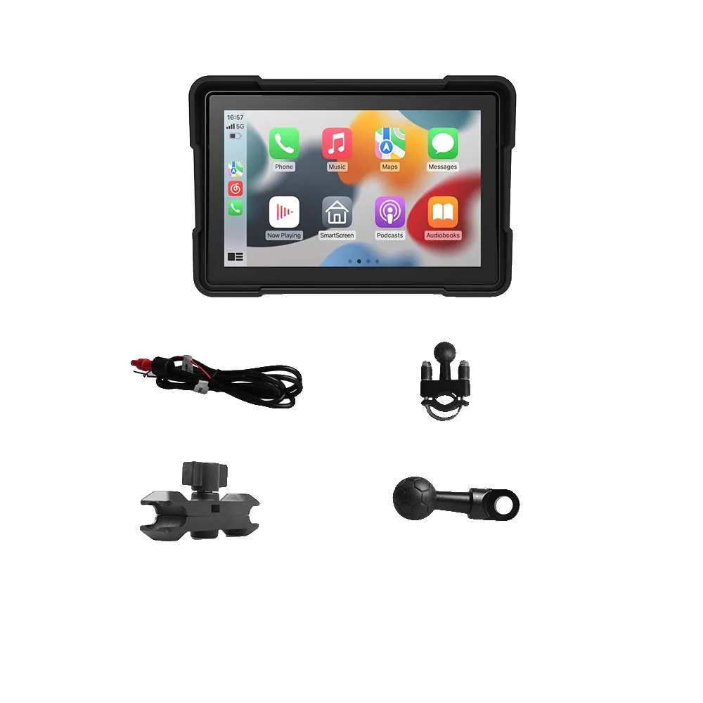 Motorrad Gps-navigation, Kabelloses Carplay, Ipx7 Wasserdicht, M550