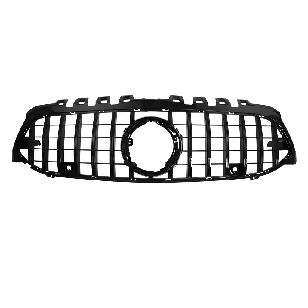 Auto Kühlergrill, Rennstil, Kompatibilität Mit Mercedes Benz A-klasse, Schwarz