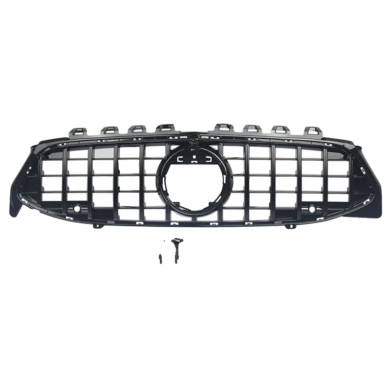 Renngrill, Langlebiges Abs-material, Perfekte Passform Für Mercedes Cla W118, Glänzendes Schwarz