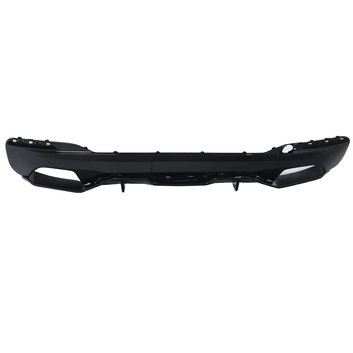 Heckdiffusor Lippe, M Performance Stil, Kompatibel Mit 5er Reihe Limousine, Glänzendes Schwarz