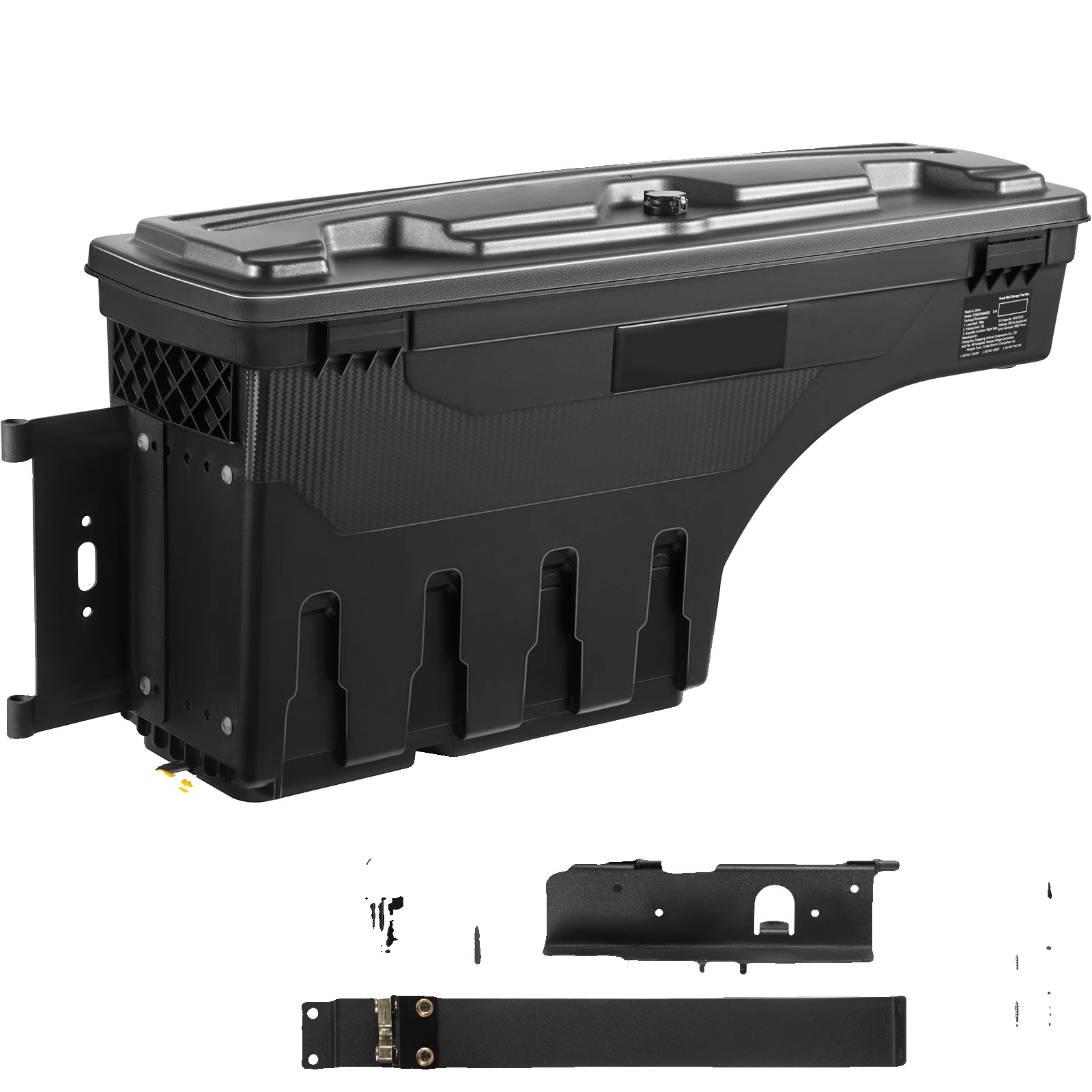 Lagerbox Für Die Ladefläche, Maximale Kapazität 25 Liter, Passend Für Tundra 2007-2021 L, Abmessungen 92,4 X 27,9 X 42,4 Cm, Maximale Belastung 34 Kg,