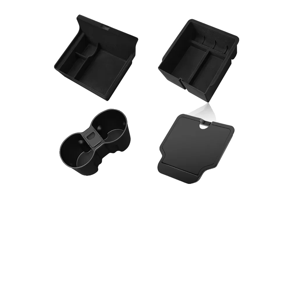 Aufbewahrungsbox, Mittelkonsole Organizer, Mehrmodellkompatibilität, Hochland Wacholder 4er Set