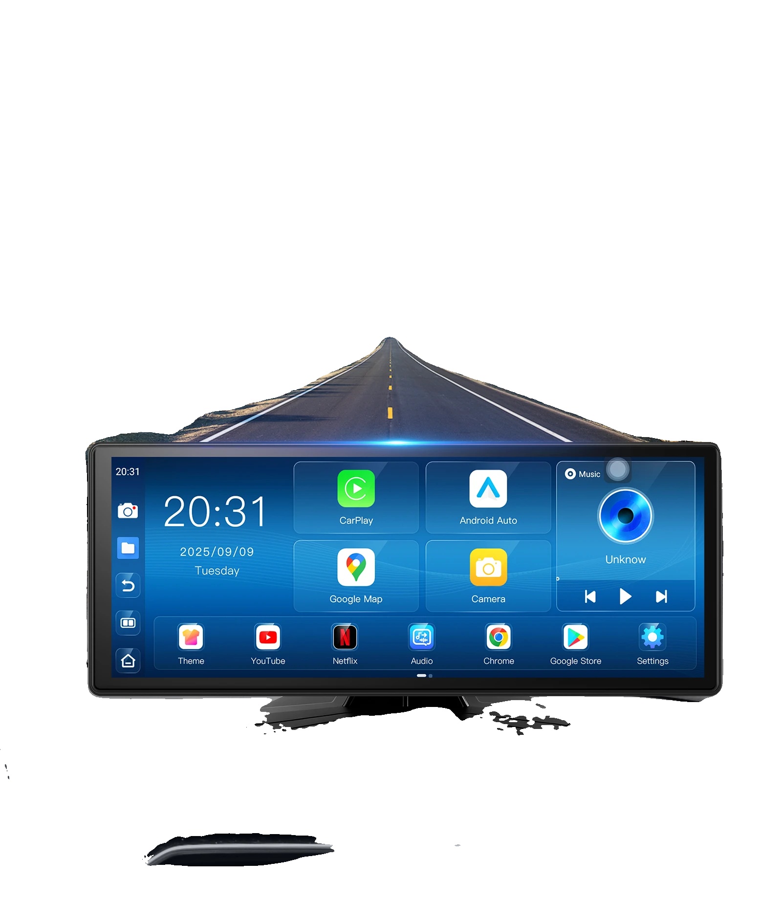 Auto-multimedia-player, Navigationssystem, Kabellose Konnektivität, Kompatibel Mit Verschiedenen Fahrzeugen Bei 12-24v, Haupteinheit