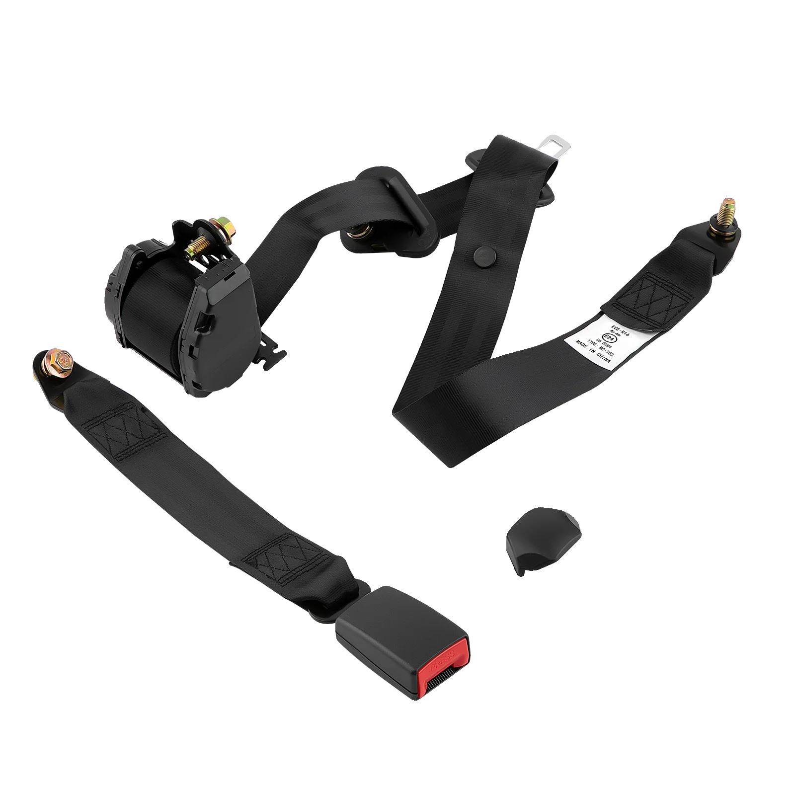 3-punkt-sicherheitsgurt-kit, Langlebige Polyester- Und Nylonmischung, Verstellbare Passform, Kompatibel Mit Verschiedenen Fahrzeugmodellen, Hohe