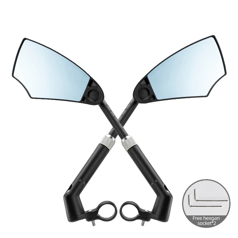 Rückspiegel, 360° Drehung, Blendfreies Design, Ein Paar