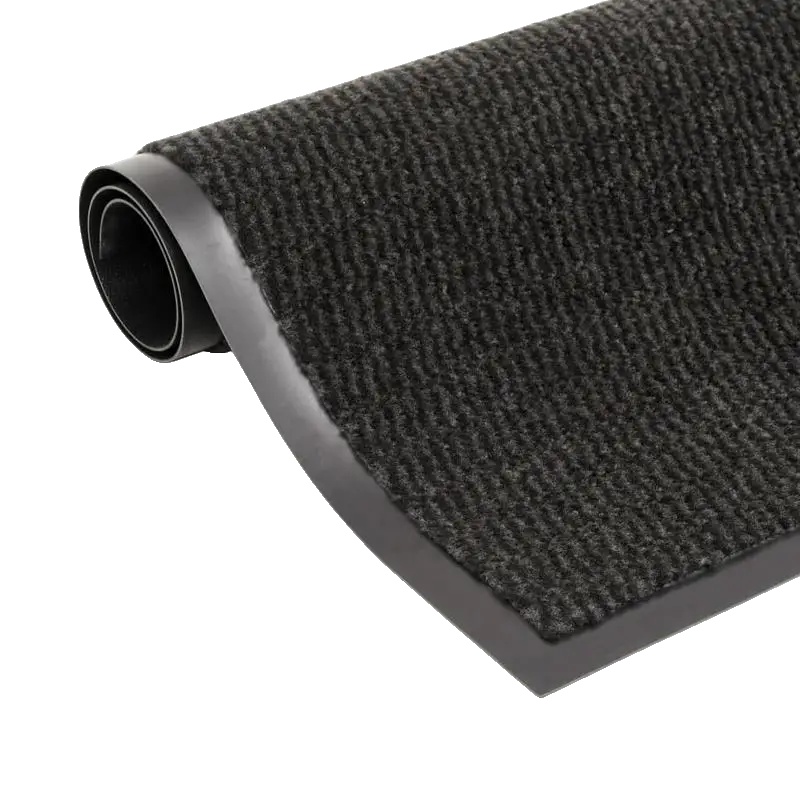 Türmatte, Rutschfestes Design, Langlebige Konstruktion, Schwarz