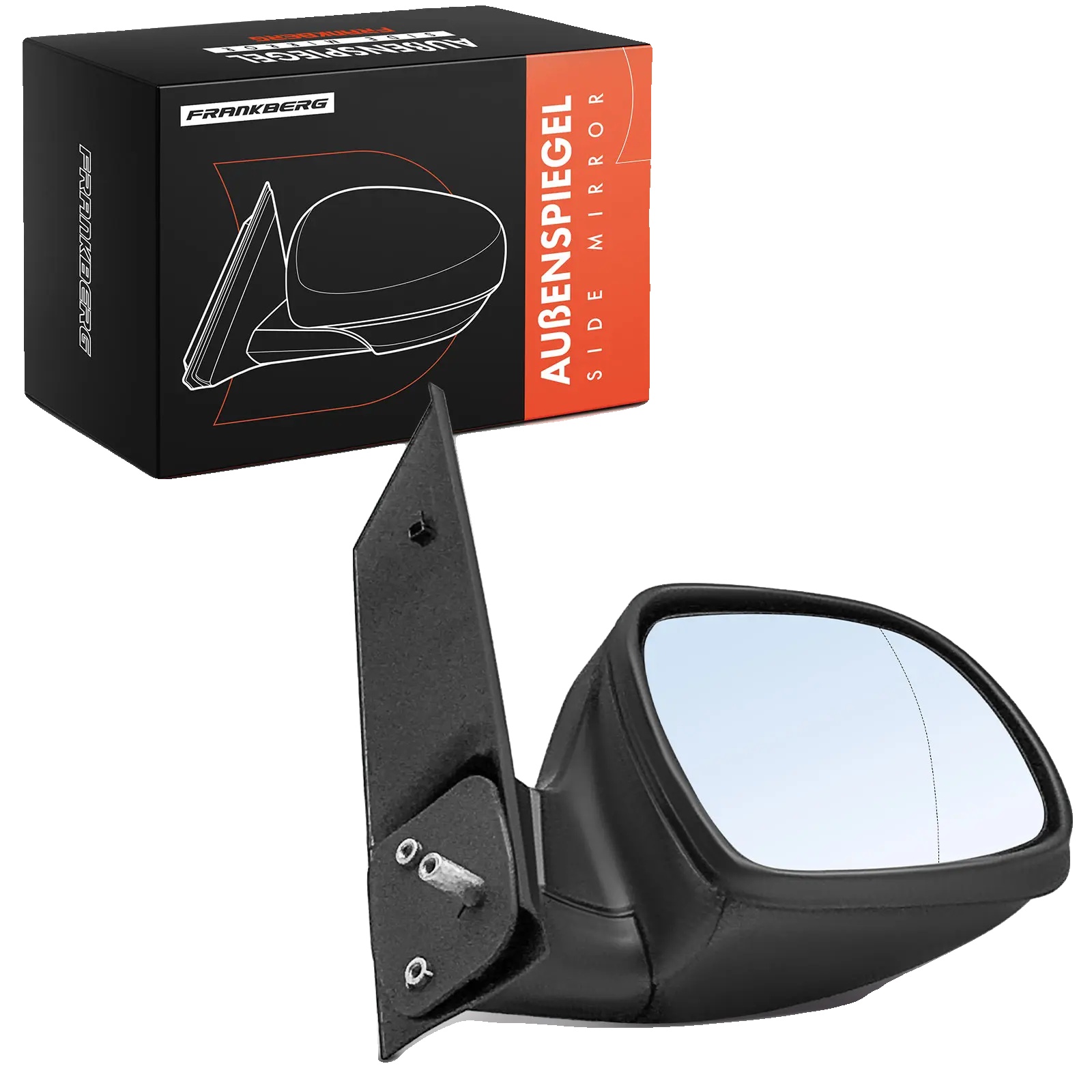Außenspiegel, Asphärisches Glas, Schwarze Farbe, Rechte Einbaulage, Kompatibel Mit Mercedes-benz Viano W639, Manuell Verstellbar