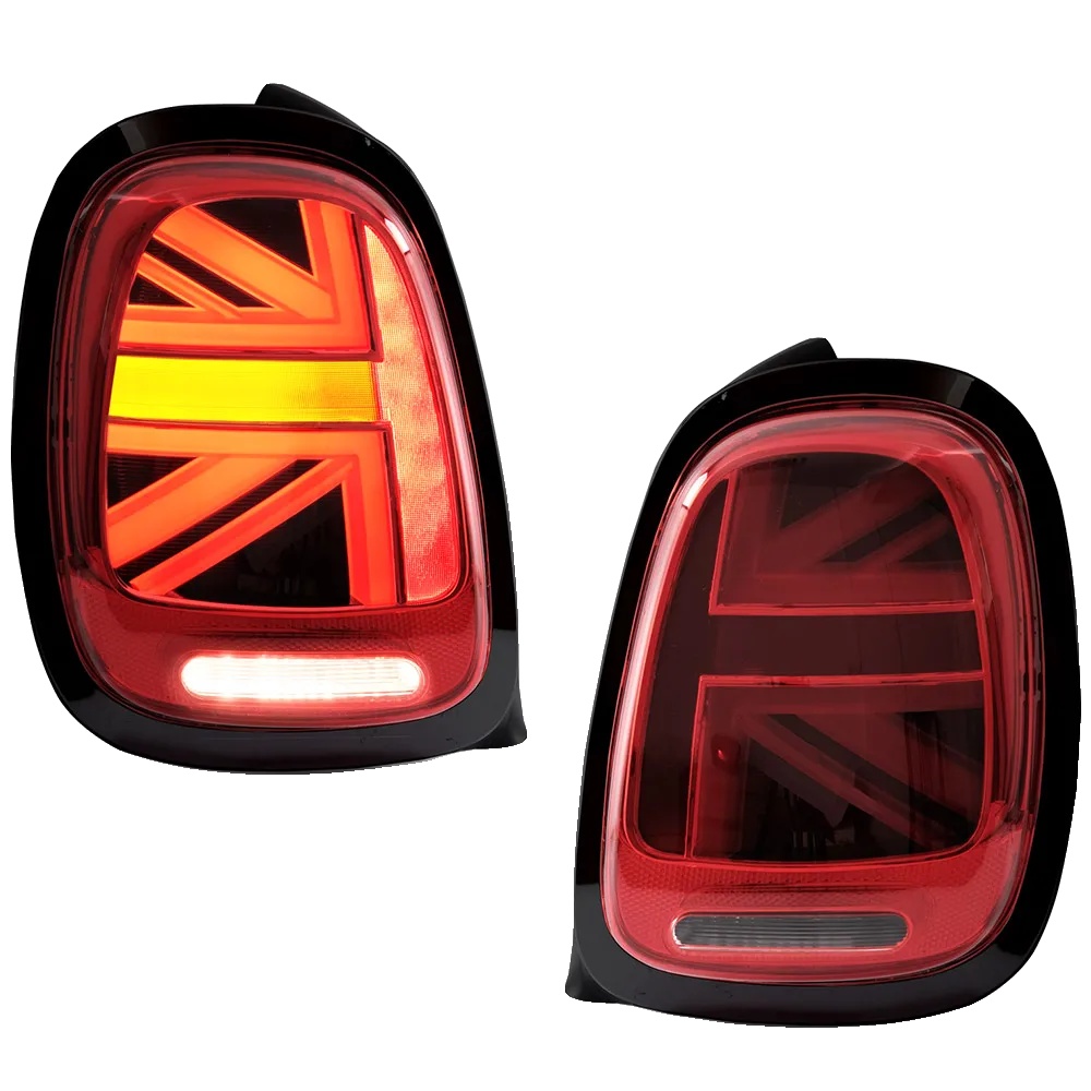 Rücklichter, Led-sequenzsignal, Wasserdichtes Design, Rot Mit Schwarz
