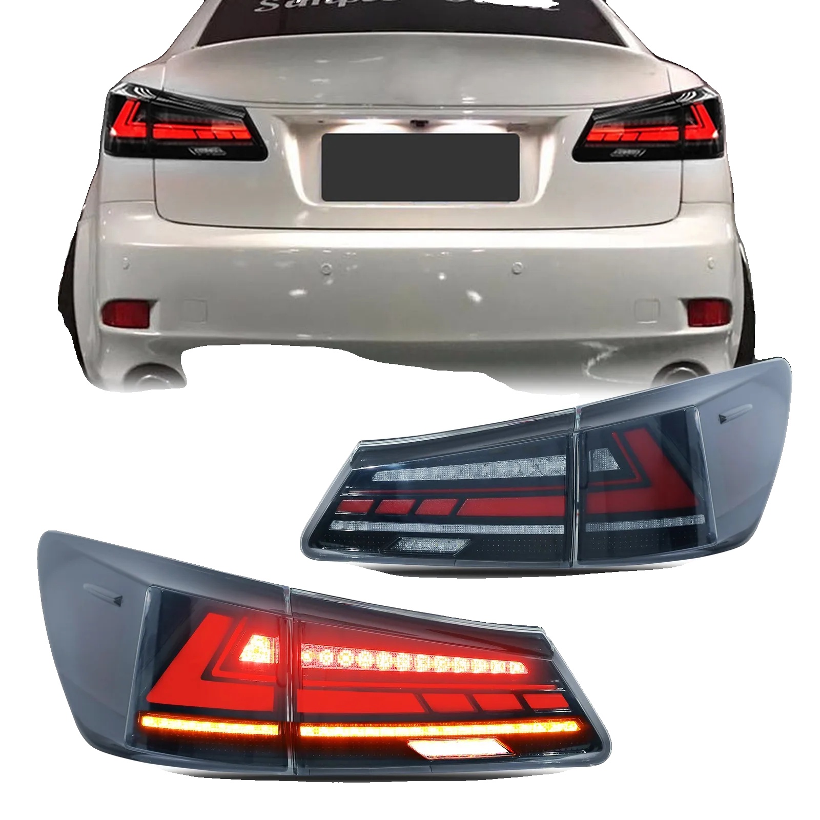 Led-rücklichtanbau, Abs-material, 35 Watt, 3400 Lumen, Ip67 Wasserdicht, Kompatibel Mit Lexus Is250 Is350 Isf Is Ii 200d 220d 2006-2013