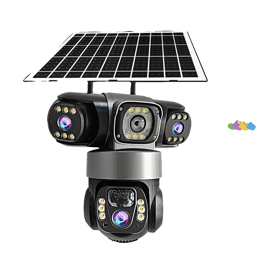 Ip Solar Kamera, 15mp Tri-linsen, Vollfarb-nachtsicht, 4g Kamera Keine Karte, Typ-c-a, Pal-a