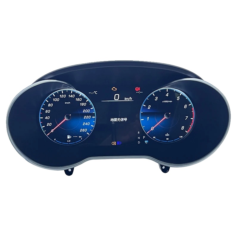 Dashboard-cluster, Hochauflösendes Lcd, Einfache Installation, Schwarz