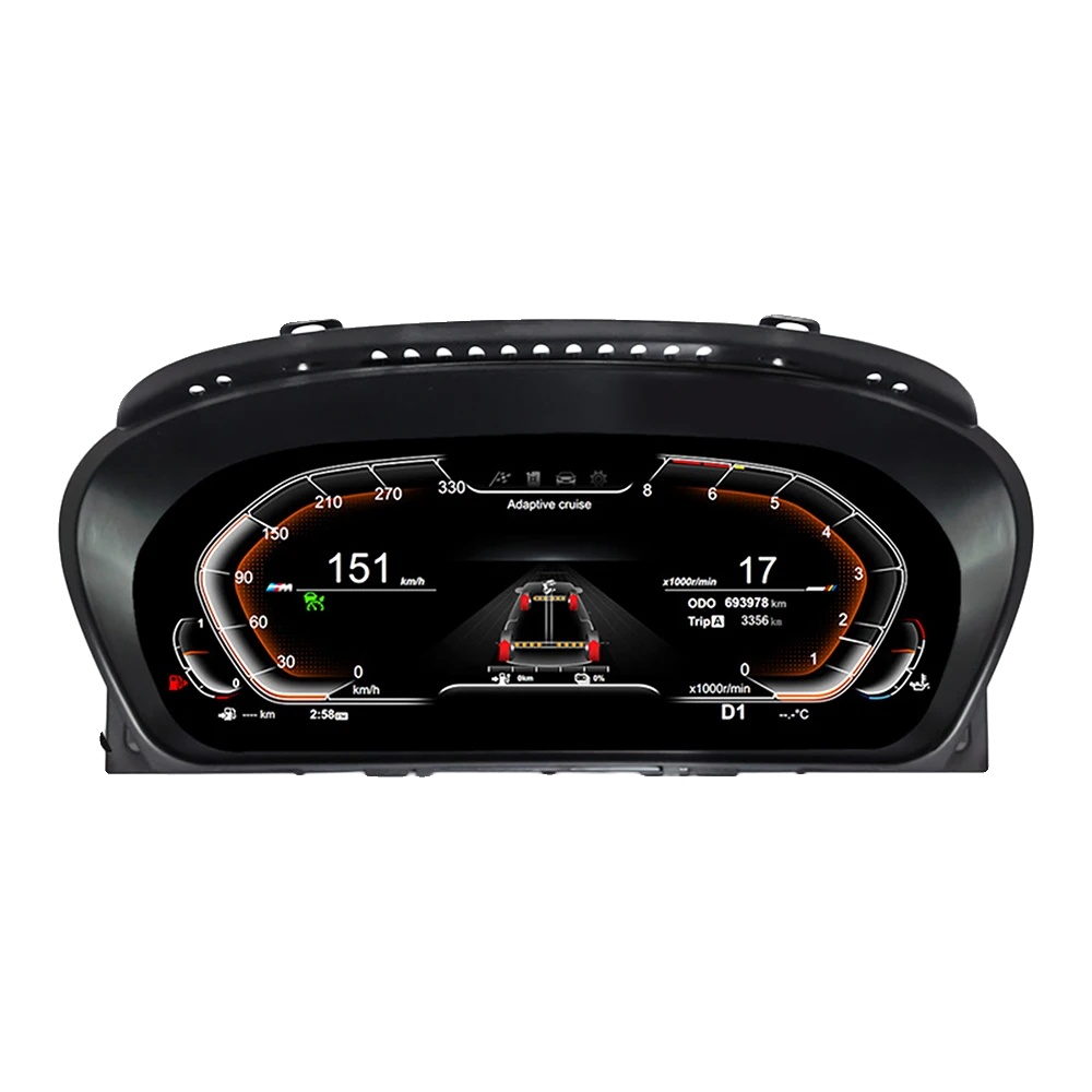 Digitales Dashboard, 12,3-zoll-led-display, Kompatibilität Mit Der Luxuslimousinen-serie, Schwarz