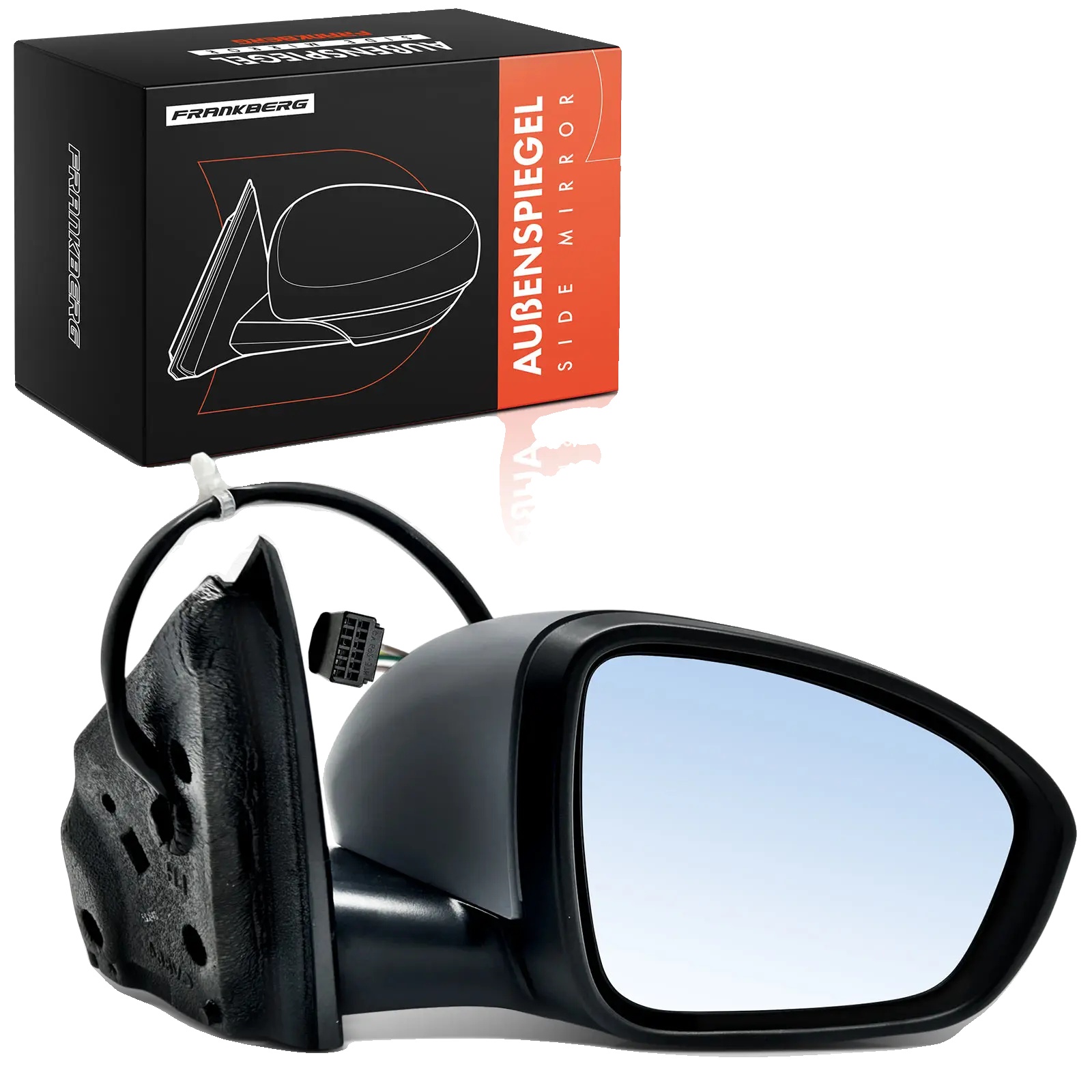 Außenspiegel, Elektrischer Betriebsmodus, Kompatibel Mit Renault Megane Iv, Rechte Seitenposition, Inklusive Temperatursensor, Konvexes Design