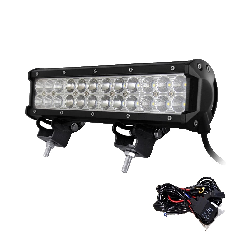 Offroad Led Lichtleiste, 72w Kombi-strahl, Wasserdichtes Design, 72w Mit Draht
