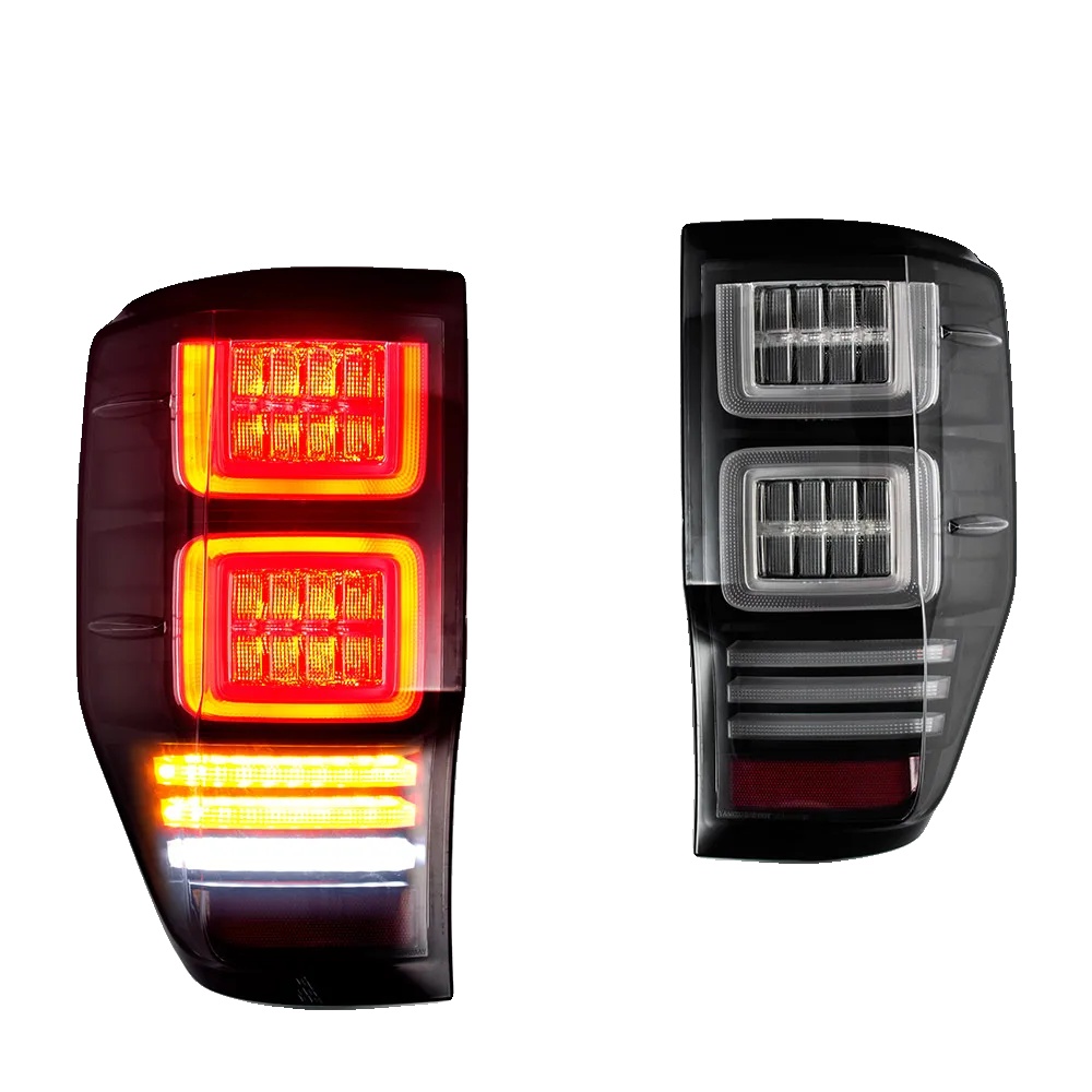 Rücklichter, Led-sequenzielle Blinker, Wasserdichtes Design, Klar