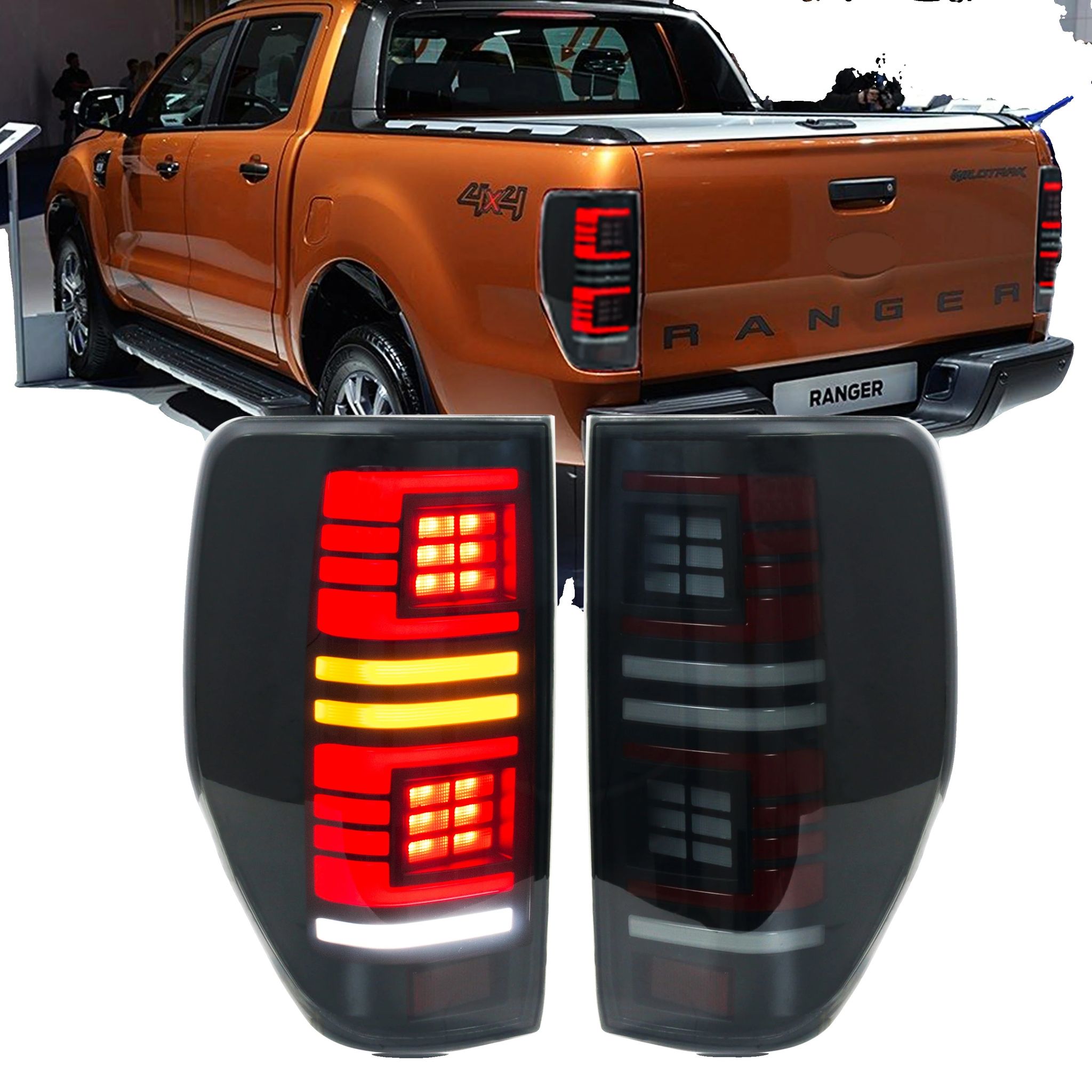 Led-rücklichter, Sequenzielle Blinker, 35w, 12 V, 3400lm, Für Ranger T7 Px Mk1 Mk2 2012-2021