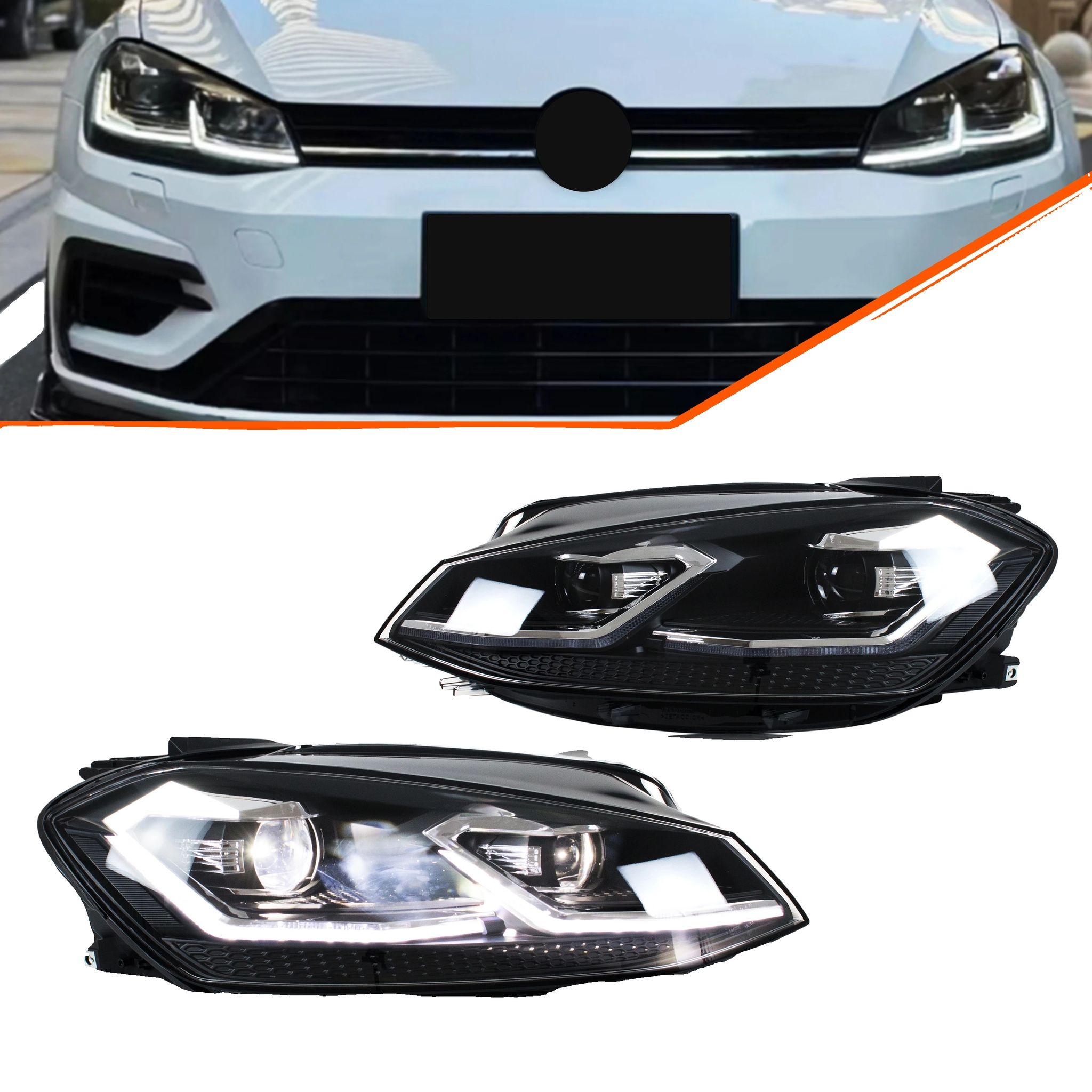 Scheinwerfer-einheit, Voll-led, 12 V, Für 2018-2021 Kompatibilität, Plug And Play, Sequenzieller Blinker