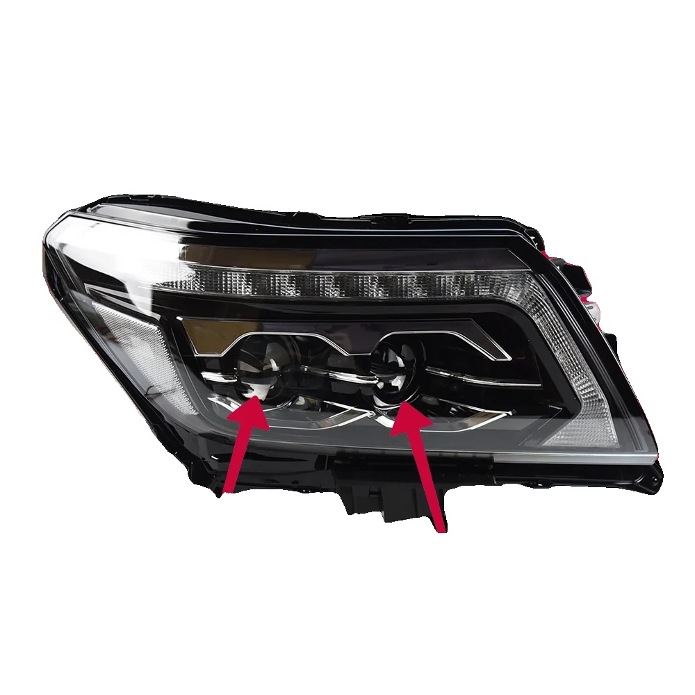 Scheinwerferanbau, Kompatibel Mit Navara, Led-technologie, Dynamisches Blinklicht, Led