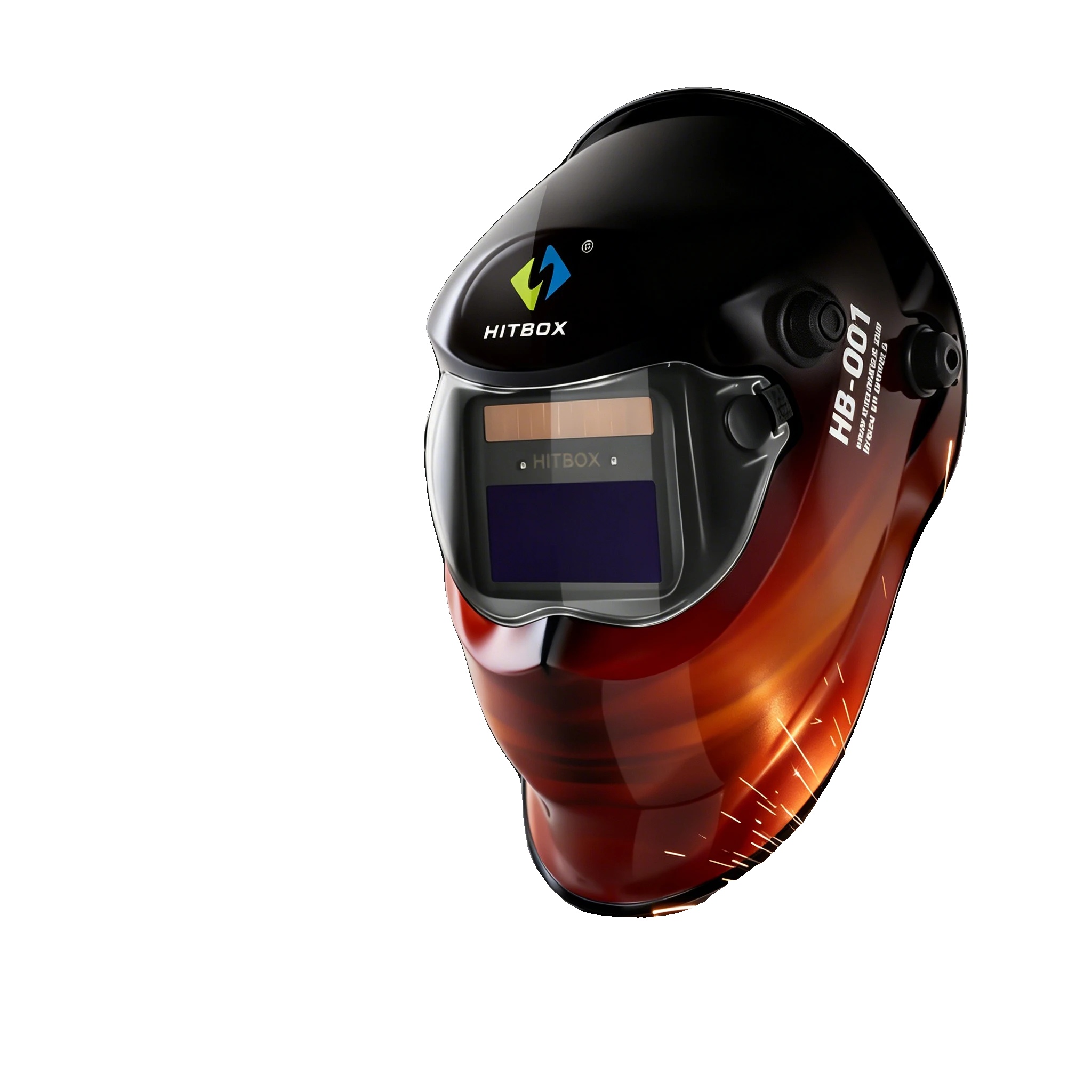 Schweißhelm, Automatisches Abdunkeln, 3-in-1 Betrieb, Hitbox Hb001