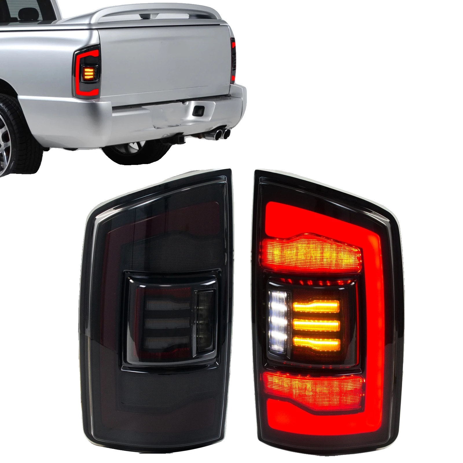 Led-rücklichter, 12v Betriebsspannung, 3400 Lm Helligkeit, Wasserdicht Ip67, Sequenzielle Blinker, Abs-gehäuse