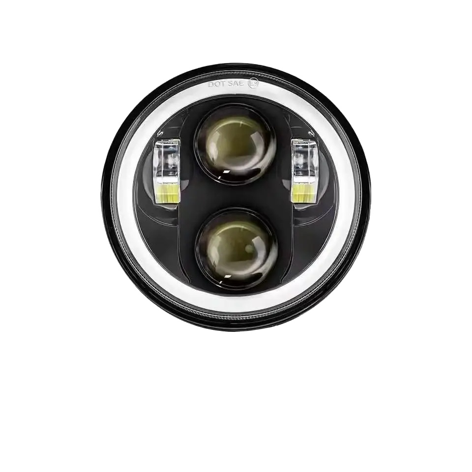 Motorrad-scheinwerfer, Hochleistungs-leds, Wasserdichtes Design, 1pcs Voller Kreis Drl